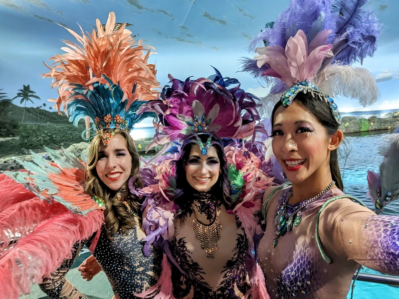 Mardis Gras Carnival Feathers - Stiltwalker - Feathers theme - image 2