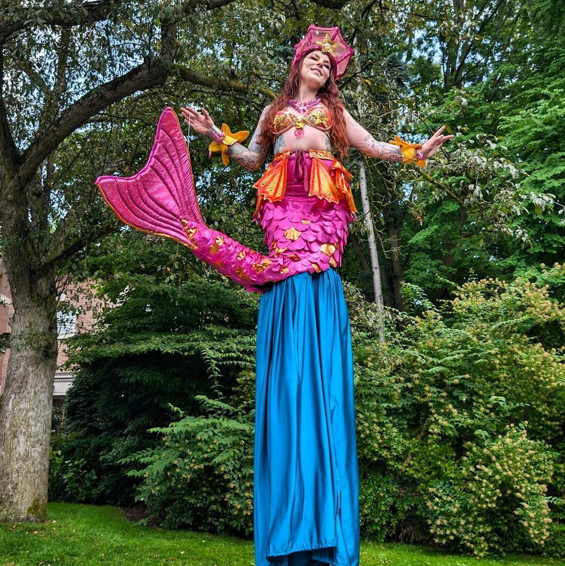 Mermaid - Stiltwalker - Under the Sea theme - image 4