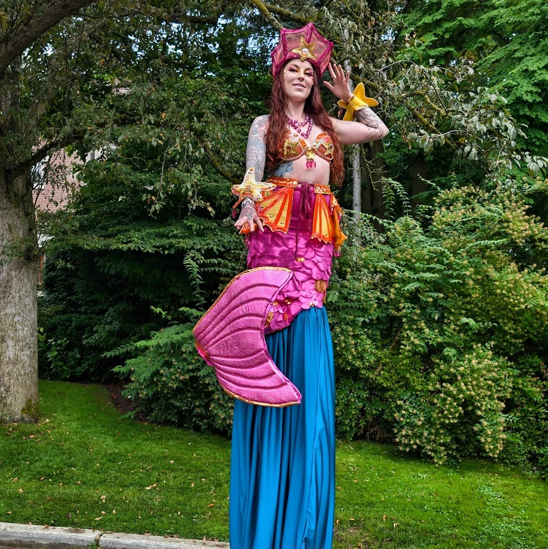 Mermaid - Stiltwalker - Under the Sea theme - image 5