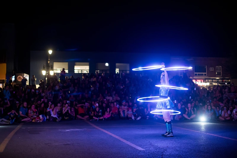 Multi-Hoop Glow Show - Flow Artist / Hula Hooper - LED Lights theme - image 6