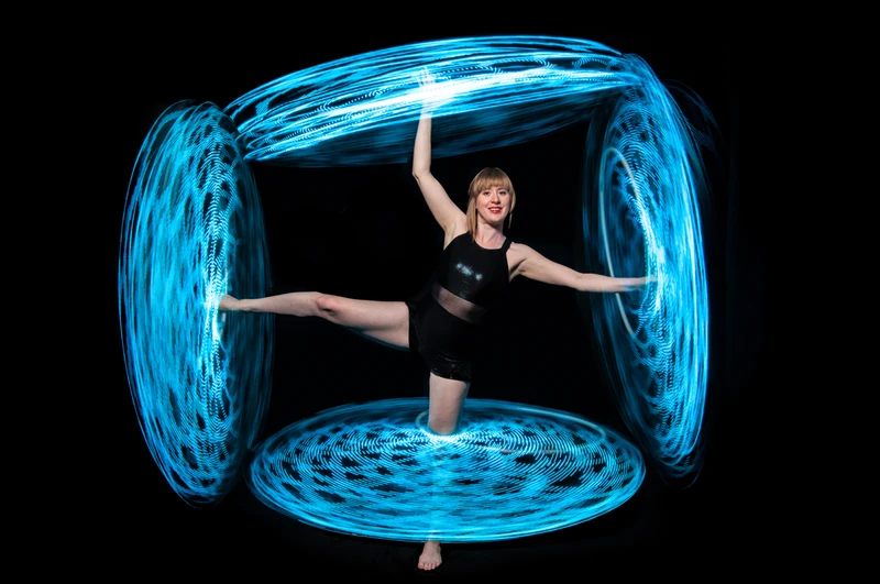 Multi-Hoop Glow Show - Flow Artist / Hula Hooper - LED Lights theme - image 2