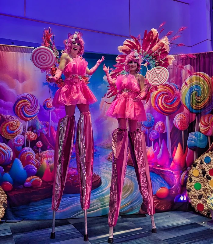 Pink Candyland - Stiltwalker - Feathers theme - image 10