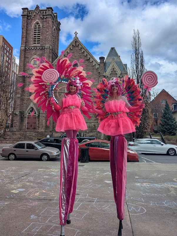 Pink Candyland - Stiltwalker - Feathers theme - image 18
