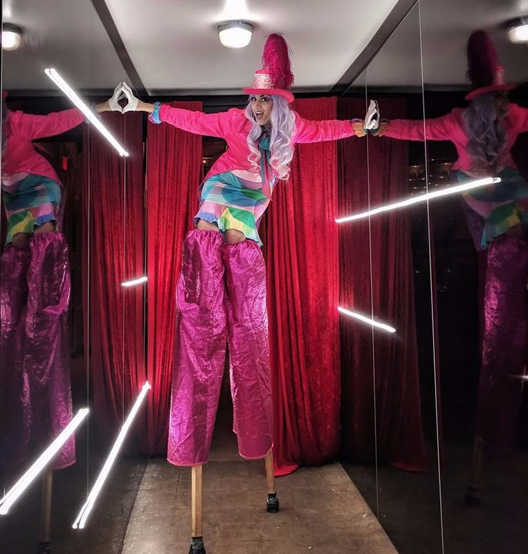 Pink Candyland - Stiltwalker - Feathers theme - image 6