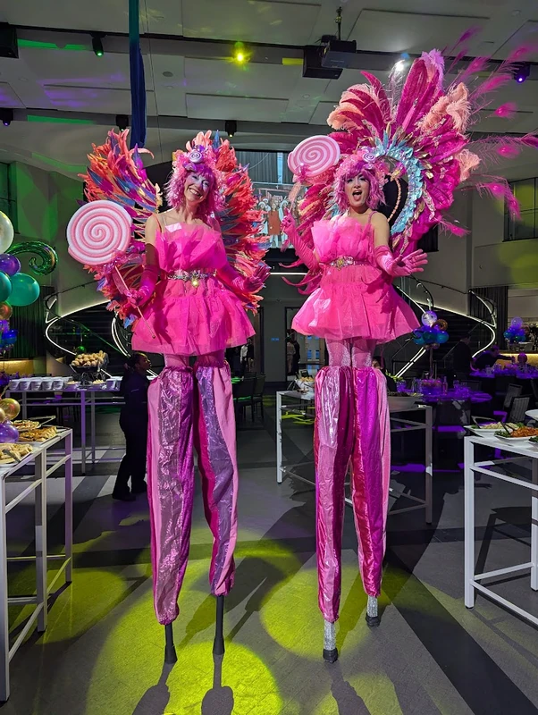Pink Candyland - Stiltwalker - Feathers theme - image 7