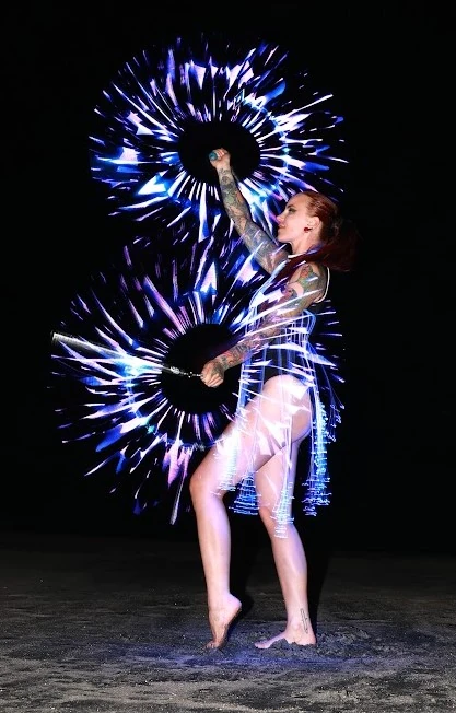 LED Pixel Poi - Flow Artist / Hula Hooper - Festival theme - image 3