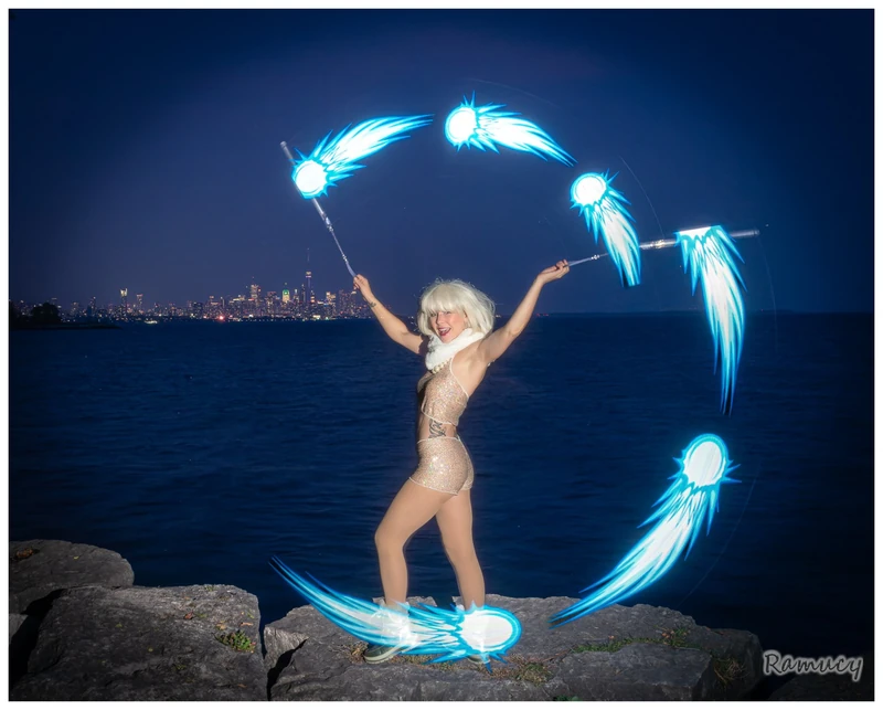 LED Pixel Poi - Flow Artist / Hula Hooper - Festival theme - image 7