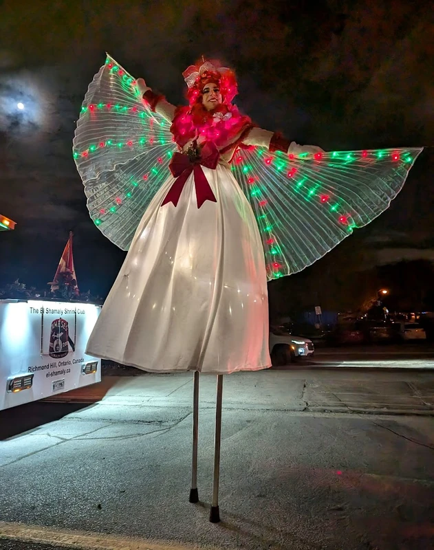 Poinsettia Princess - Stiltwalker - Christmas theme - image 12
