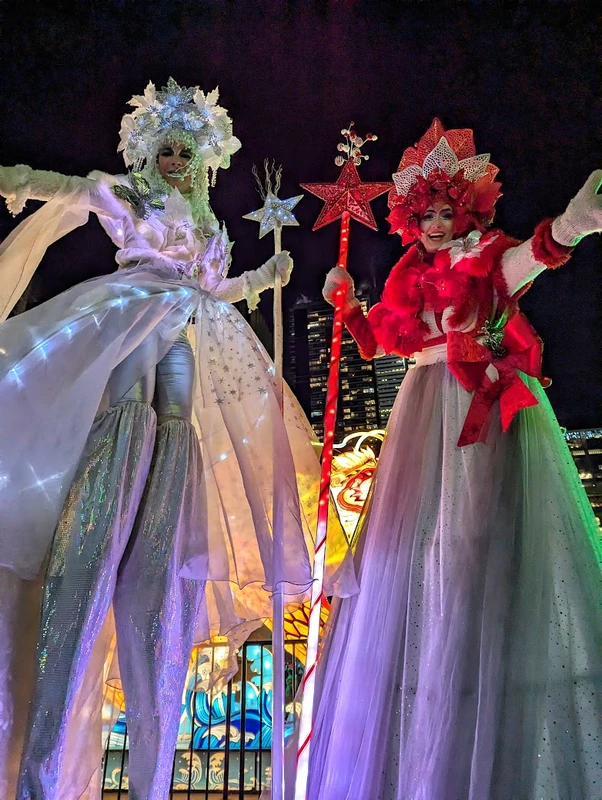 Poinsettia Princess - Stiltwalker - Christmas theme - image 13