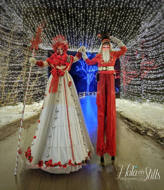 Poinsettia Princess - Stiltwalker - Christmas theme - image 15