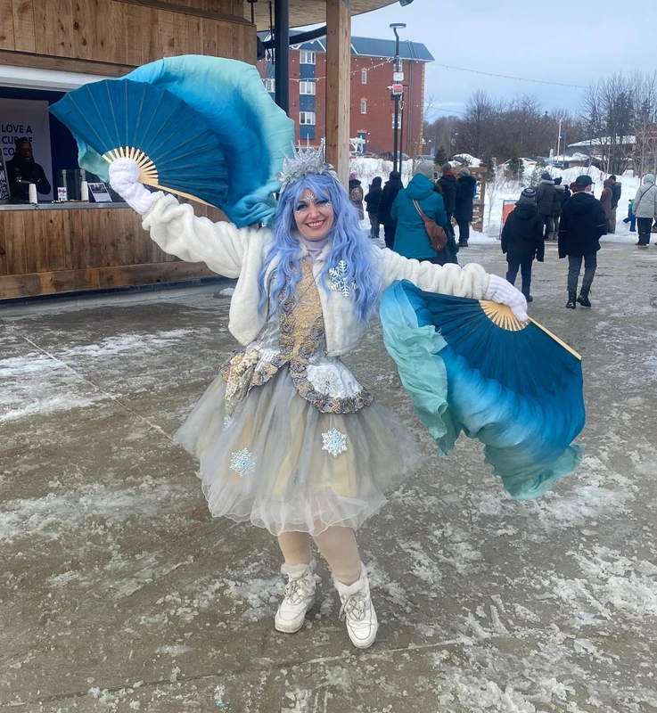 Polar Pixies - Flow Artist / Hula Hooper - Winter theme - image 4