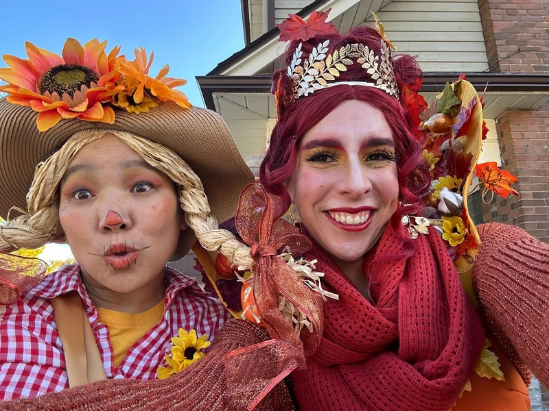 Lil' Miss Pumpkin Spice - Stiltwalker - Autumn theme - image 10