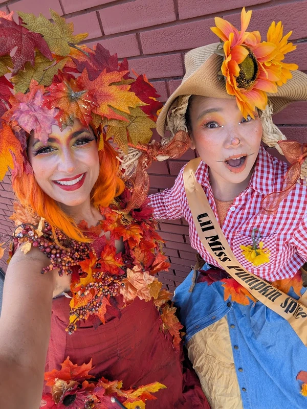 Lil' Miss Pumpkin Spice - Stiltwalker - Autumn theme - image 13