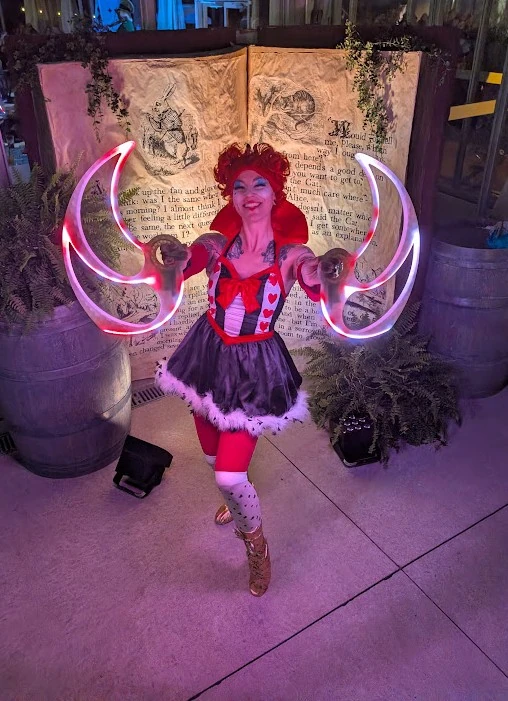 Queen of Hearts Flow - Flow Artist / Hula Hooper - Wonderland theme
