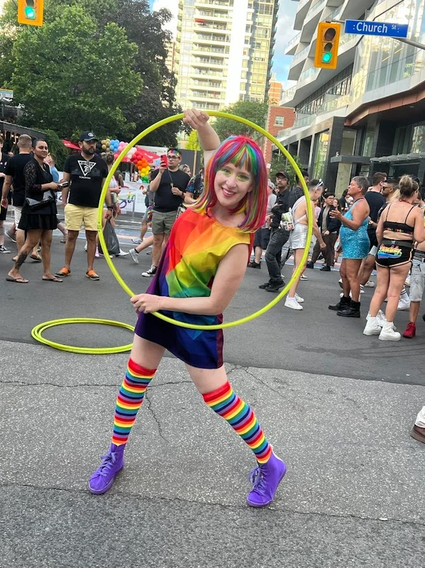 Rainbow Hoopster - Flow Artist / Hula Hooper - Festival theme - image 3