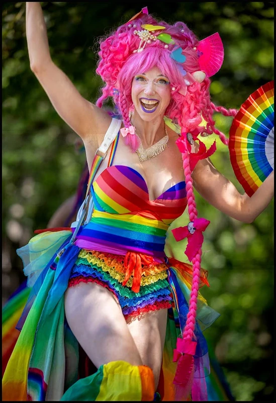 Rainbow Stiltwalkers - Stilt Walker - Duos theme - image 43