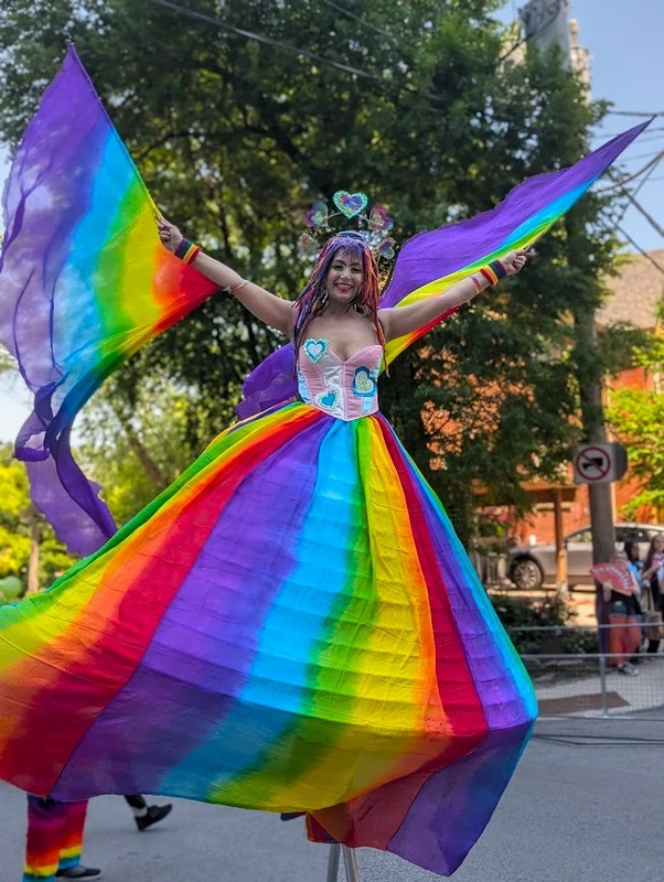 Rainbow Stiltwalkers - Stilt Walker - Duos theme - image 39