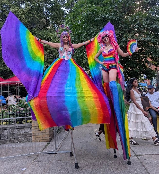 Rainbow Stiltwalkers - Stilt Walker - Duos theme - image 7