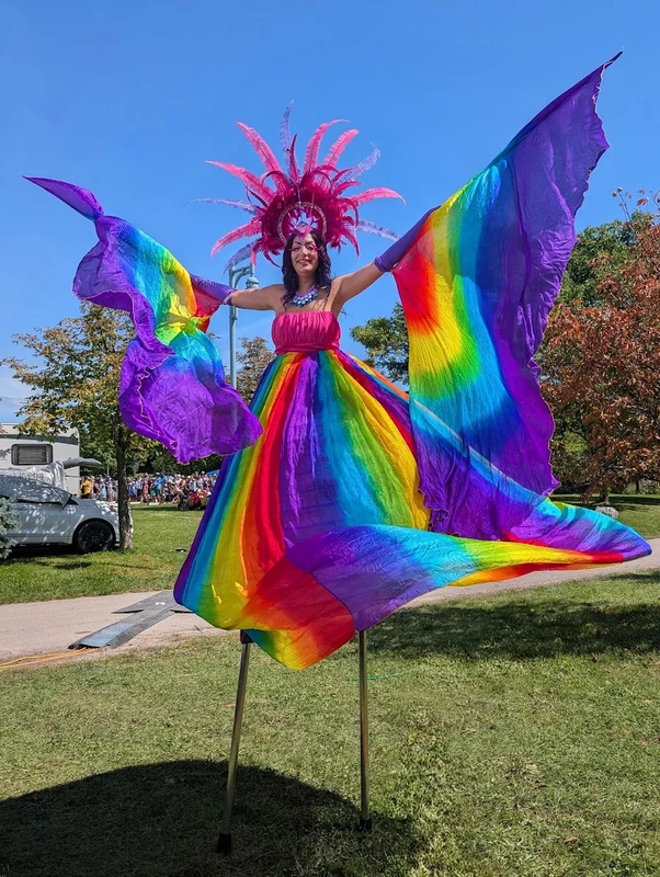 Rainbow Stiltwalkers - Stilt Walker - Duos theme - image 7