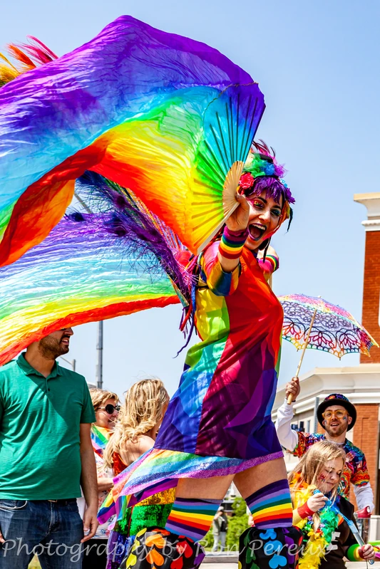 Rainbow Stiltwalkers - Stiltwalker - Feathers theme - image 12