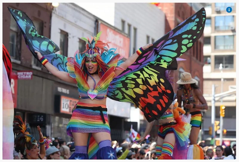 Rainbow Stiltwalkers - Stiltwalker - Feathers theme - image 2