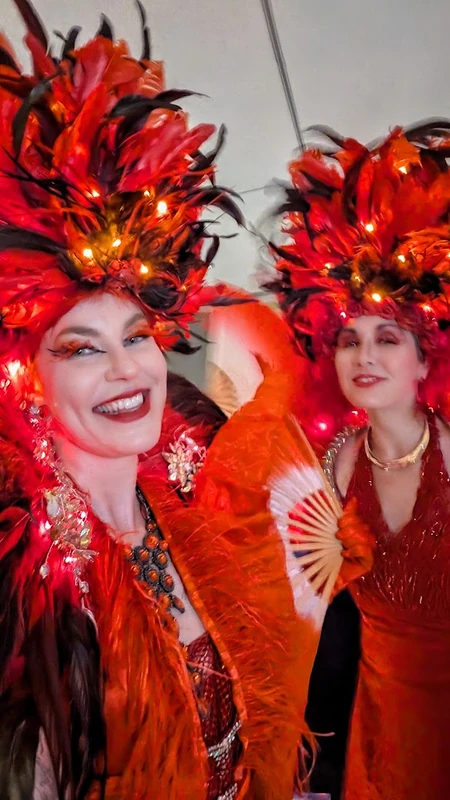 Red Carpet Gala - Stiltwalker - Feathers theme - image 11