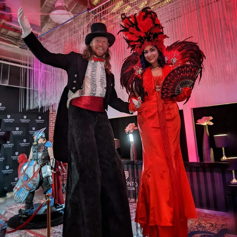 Red Carpet Gala - Stiltwalker - Feathers theme - image 4