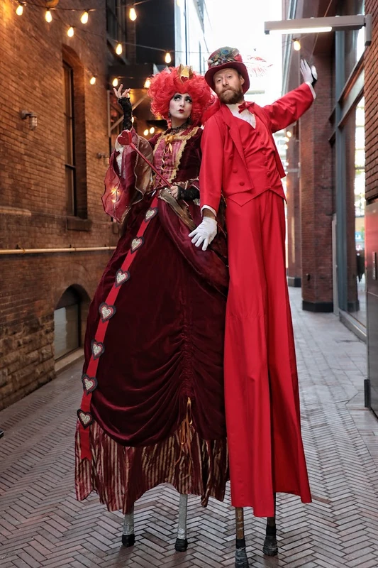 Red Queen of Hearts - Stiltwalker - Family Friendly theme - image 8
