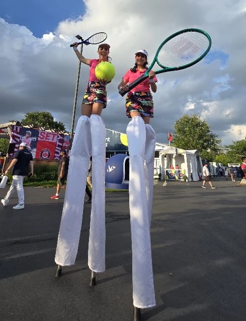 Retro Tennis Babes - Stilt Walker - Duos theme - image 4