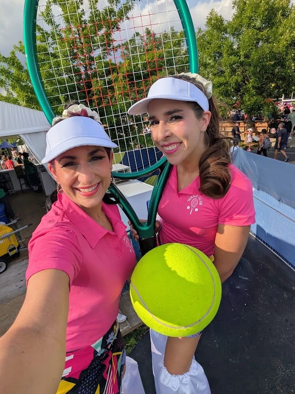 Retro Tennis Babes - Stilt Walker - Duos theme - image 3