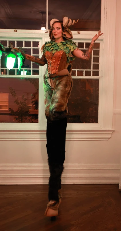 Calliope the Satyr/Faun - Stiltwalker - Animalia theme - image 9