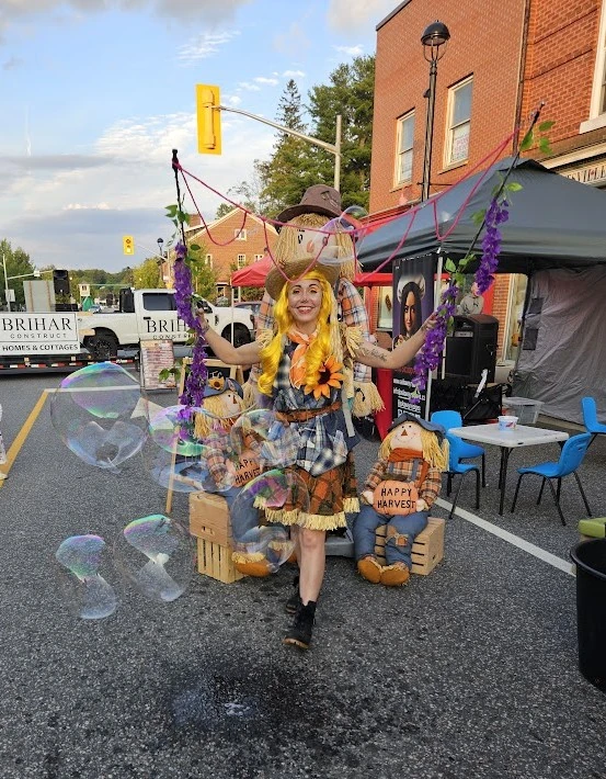 Scarecrow bubbles - Bubble Artist - Autumn theme