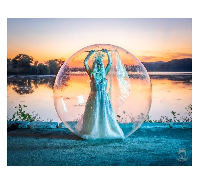 Snow Globe - Flow Artist / Hula Hooper - Elegant theme - image 2