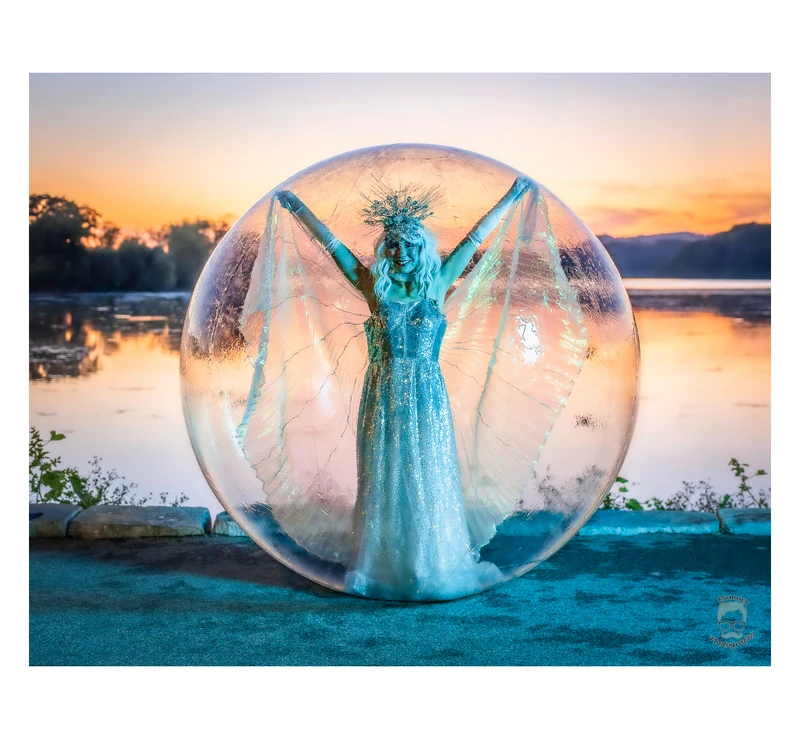 Snow Globe - Flow Artist / Hula Hooper - Elegant theme - image 3