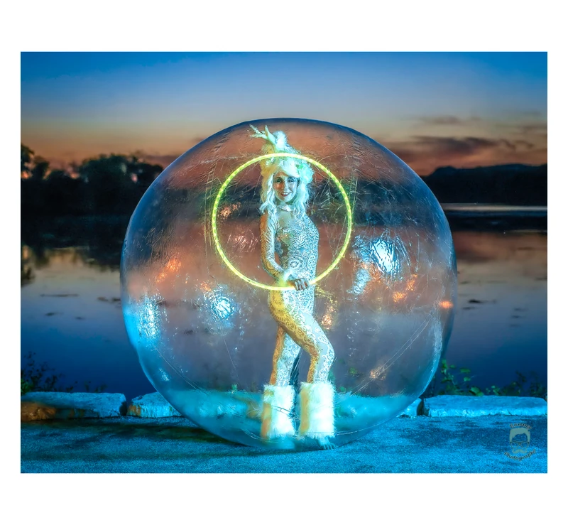 Snow Globe - Flow Artist / Hula Hooper - Elegant theme - image 5