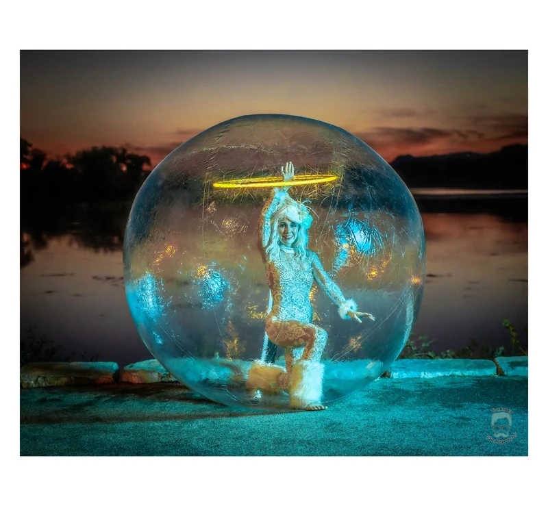 Snow Globe - Flow Artist / Hula Hooper - Elegant theme - image 6