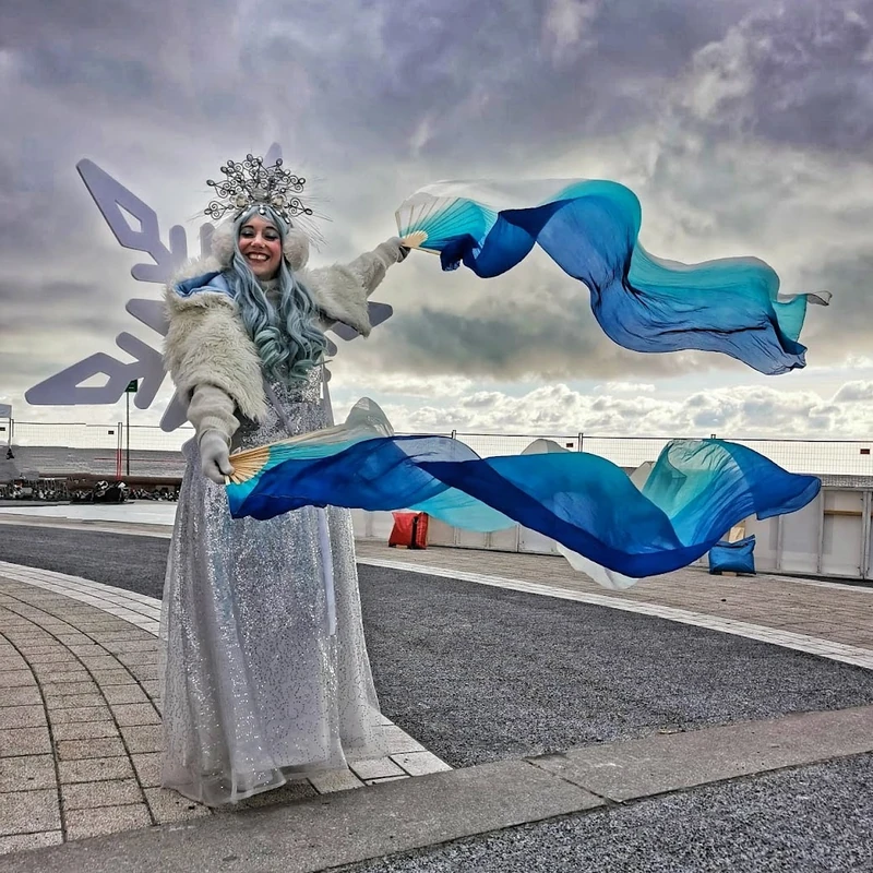 Snowflake Sprite - Flow Artist / Hula Hooper - Winter theme - image 2