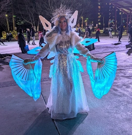 Snowflake Sprite - Flow Artist / Hula Hooper - Winter theme - image 8