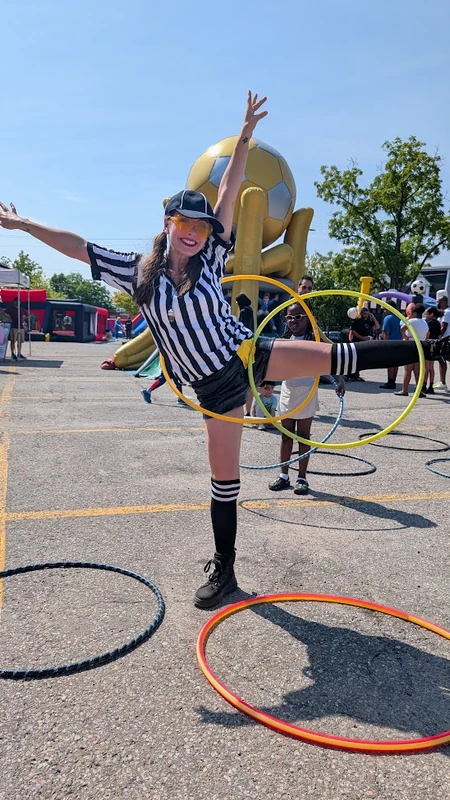Soccer Flow - Flow Artist / Hula Hooper - Family Friendly theme
