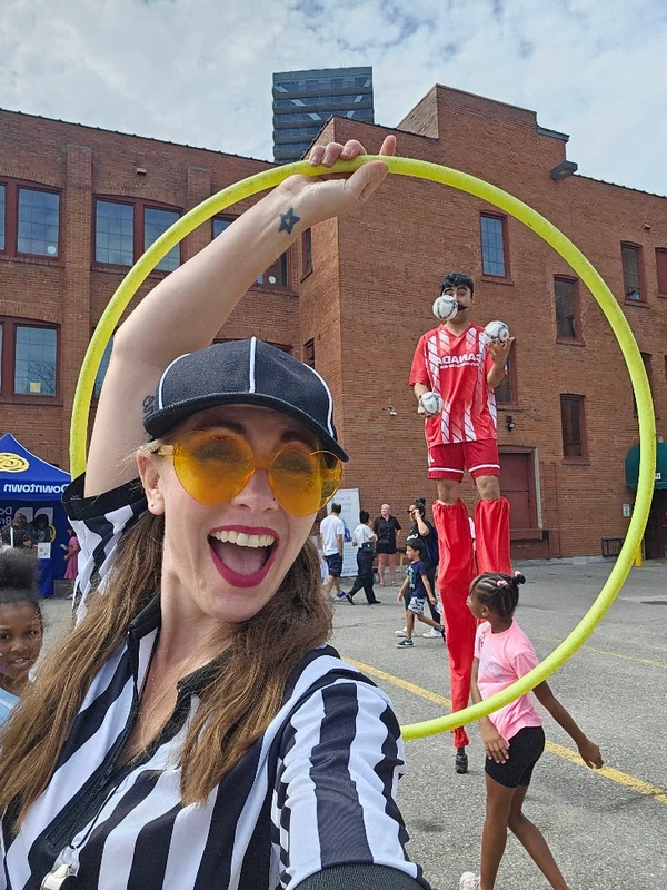 Soccer Flow - Flow Artist / Hula Hooper - Family Friendly theme - image 2