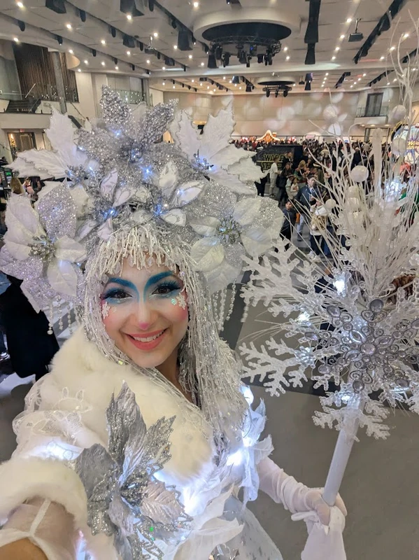 Sparkle Snow Queen - Stiltwalker - Winter theme - image 6