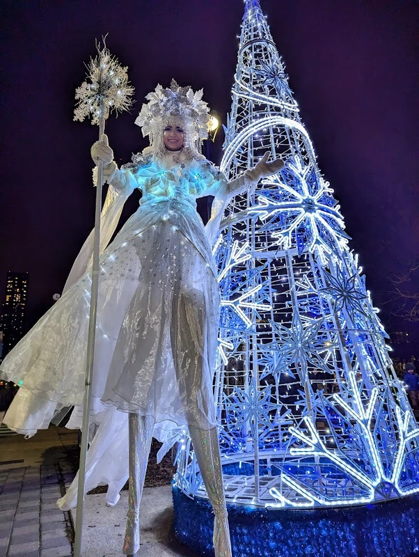 Sparkle Snow Queen - Stiltwalker - Winter theme - image 7