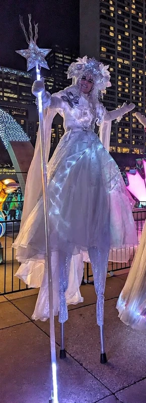 Sparkle Snow Queen - Stiltwalker - Winter theme - image 8