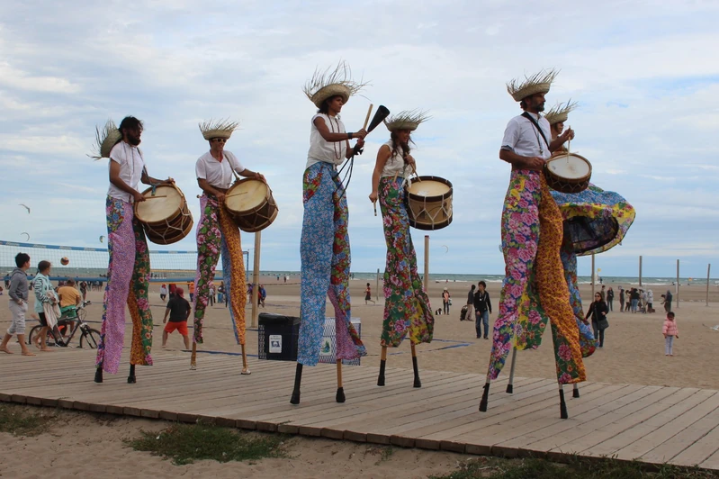 Tallbeat1 Stilt-Drummers - Stiltwalker - Cultural theme - image 17