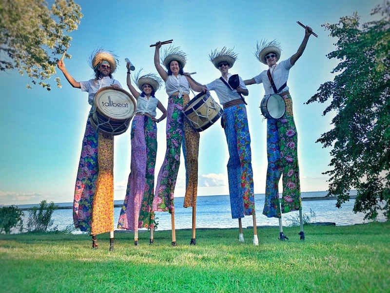 Tallbeat1 Stilt-Drummers - Main Image