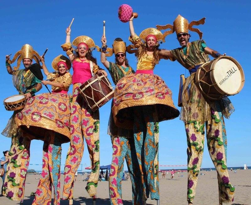 Tallbeat1 Stilt-Drummers - Stiltwalker - Cultural theme - image 25