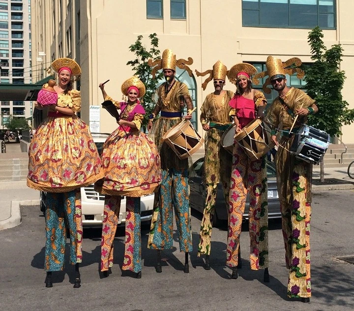 Tallbeat1 Stilt-Drummers - Stiltwalker - Cultural theme - image 28