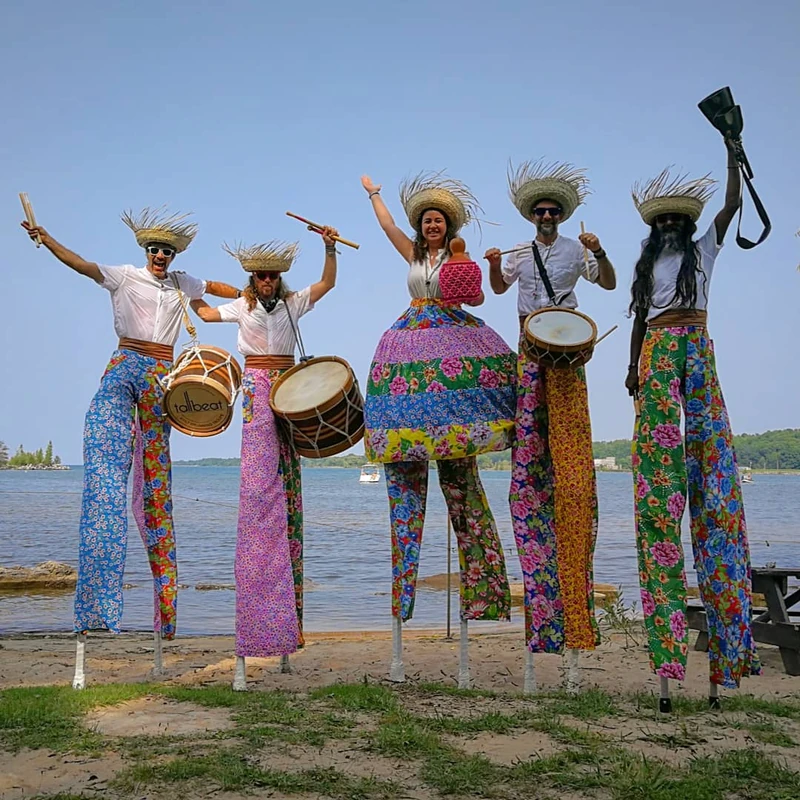 Tallbeat1 Stilt-Drummers - Stiltwalker - Cultural theme - image 5
