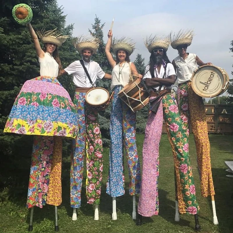 Tallbeat1 Stilt-Drummers - Stiltwalker - Cultural theme - image 7
