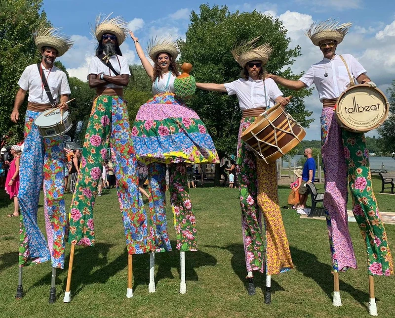 Tallbeat1 Stilt-Drummers - Stiltwalker - Cultural theme - image 8